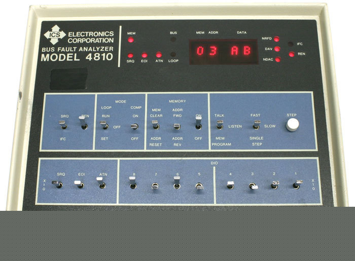Ics 4810 bus fault analyzer ieee ascii 488 bus