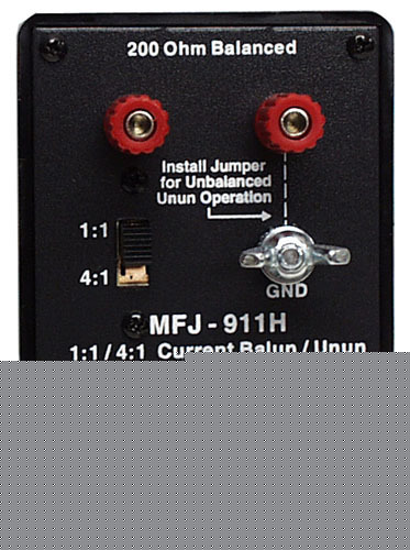 New mfj 911H - - switchable 1:1 or 4:1 current balun