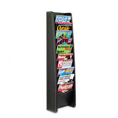 Safco leather magazine rack