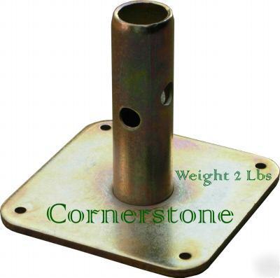 Set of 8 scaffolding base plates 5