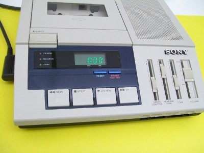 Sony standard cassette transcription transcriber nice