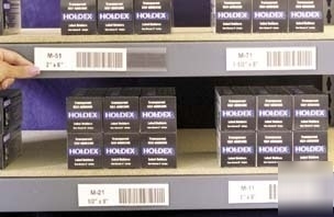 Vwr shelf label holders l-21 self-adhesive holders