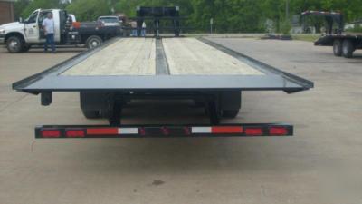 New kerrbilt 40' gooseneck flatbed container trailer 