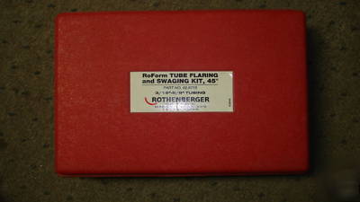 Rothenberger roform tube flaring and swaging kit, 45*