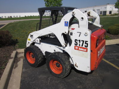 2008 bobcat S175 skid steer loader low hours 