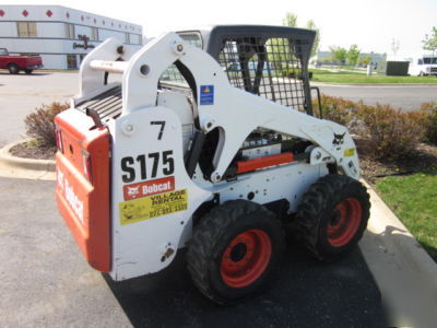 2008 bobcat S175 skid steer loader low hours 