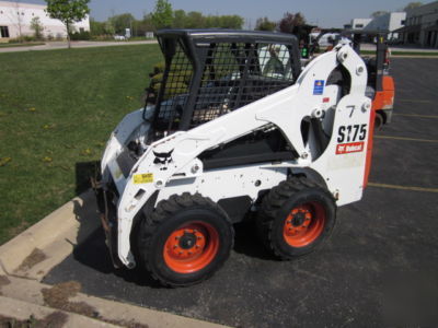 2008 bobcat S175 skid steer loader low hours 