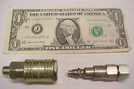 212DD 213D valved hydraulic? coupler coupling sets, 1/8