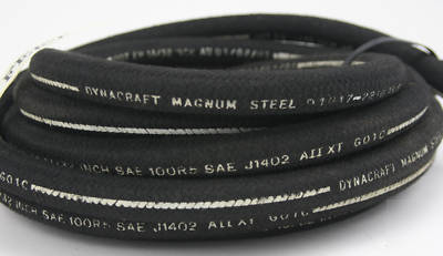 8 ft dynacraft magnum steel 13/32 hose 100R5 sae J1402