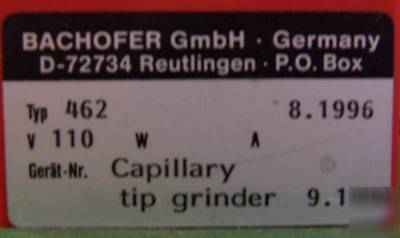 Capillary tip grinder w/ microscope L17856-117