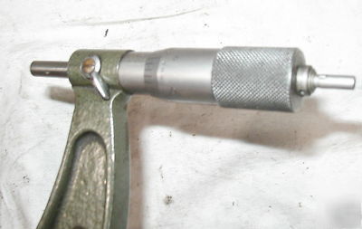 Mitutoyo 8-9 inch micrometer. with case & standard.
