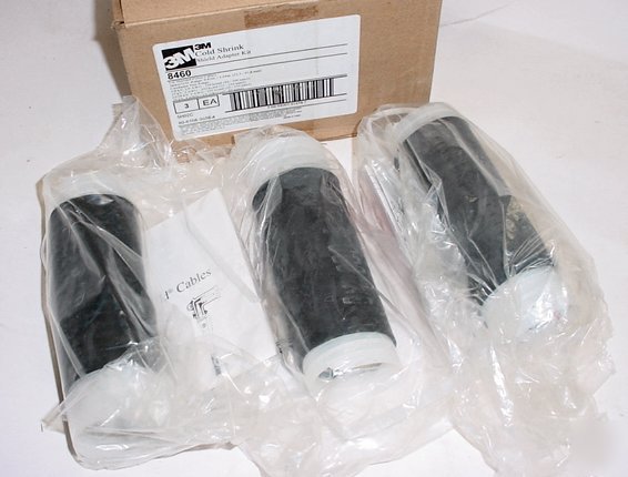 New 3M products 8460 cold shrink shield adapter kits 3 