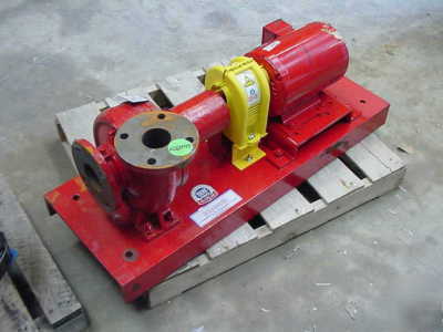 New gorman rupp centrifugal pump 3 hp baldor motor 2.5