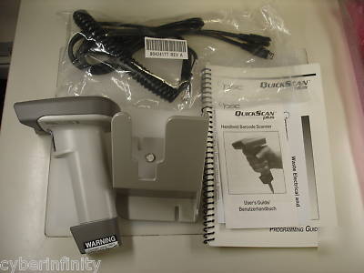 New psc/datalogic QS6000 plus laser scanner QS6-9100 