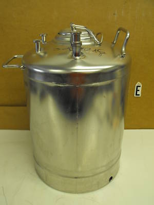 Pope scientific incorporation 130 psi 316 steel tank 