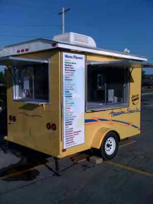 2005 sno-pro fully equippd snow cone concession trailer