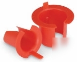 (35) red head anti-short bushing, size 0 
