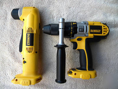 Dewalt 18 volt DCD950 hammerdrill,DW960 angle drill 18V