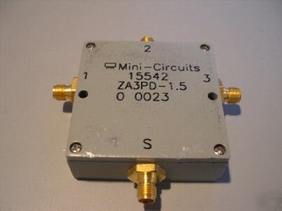 Mini circuits 15542 ZA3PD-1.5 sma 3 way power divider