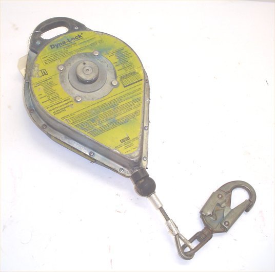 Msa dyna lok retractable lanyard srl 50' safety fall 