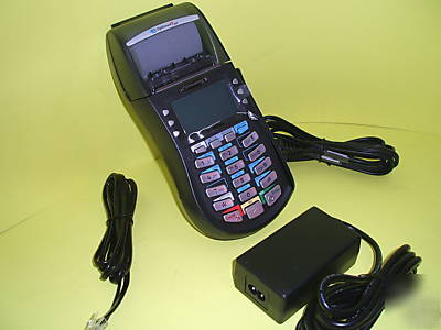 New hypercom T4205 dial credit card terminal brand 