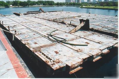 New sectional barge, 108' x 42' x 5' usn p series 
