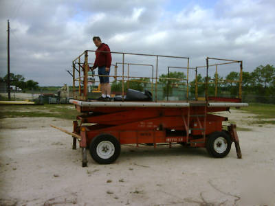 Scissor lift - selma - large deck 