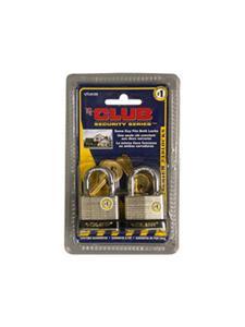 The club - set of 2 padlocks - keyed alike