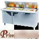 Turbo air tst-72SD-30 commercial salad prep cooler