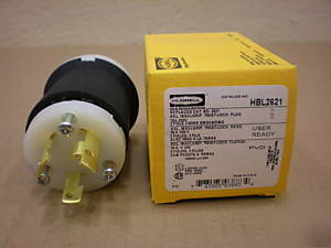 New brand hubbell 2621 30AMP 250VOLT twist-loc plug