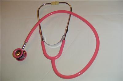New child / pediatric dual head stethoscope nurse pink_