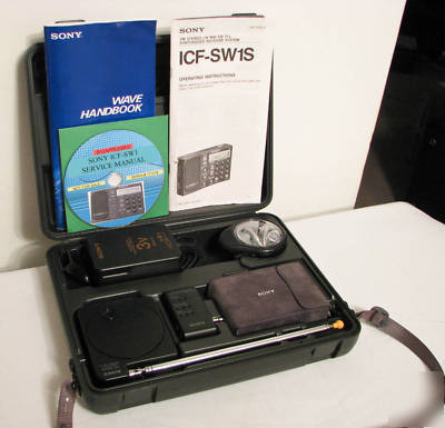 Sony icf-SW1 shortwave am fm travel dx radio receiver 