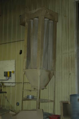 Torit 7.5 cyclone dust collector 9 baghouse 2500 cfm