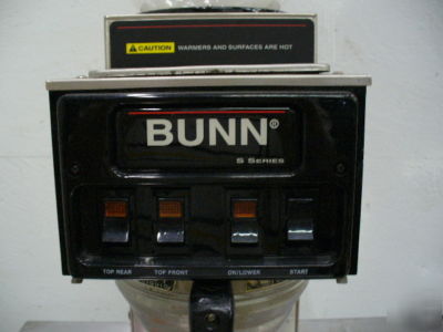 Used bunn coffee brewer model st-15 1 brewer / 2 warmer