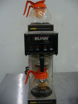 Used bunn coffee brewer model st-15 1 brewer / 2 warmer