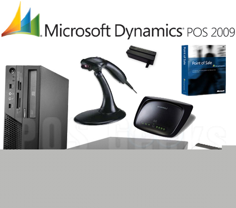 3 station microsoft point of sale retail pos system