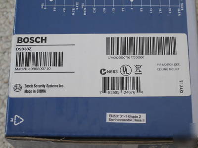 Bosch DS938Z panoramic pir motion detector ceiling mnt