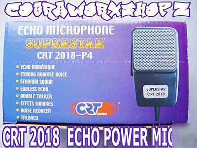 Crt 2018-P4 digital echo power microphone superstar cb