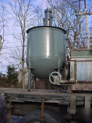 350 gallon stainless steel kettle dish bottom jacketed