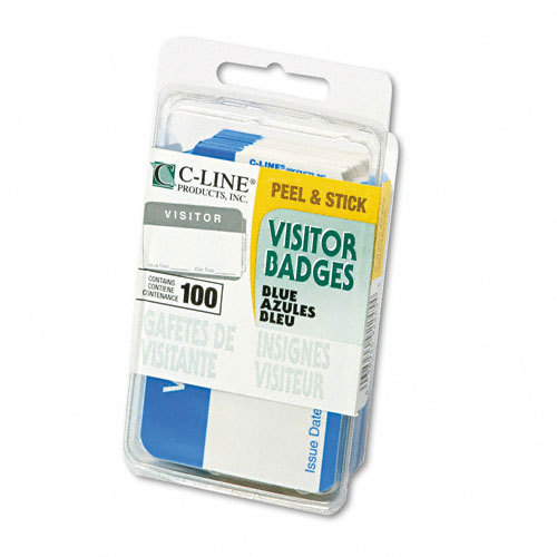 C-line 92245 self-adhesive visitor badges (5 boxes)