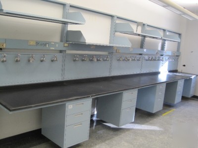 Fisher hamilton lab cabinets / laboratory casework 20'