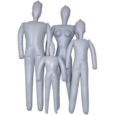 Inflatable mannequin 5.5 foot female halloween prop