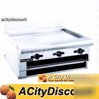 New american range 24IN raised flat griddle broiler