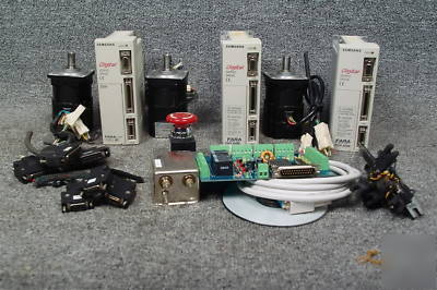 Samsung 200W servo pack,driver motor 3AXES cnc,router