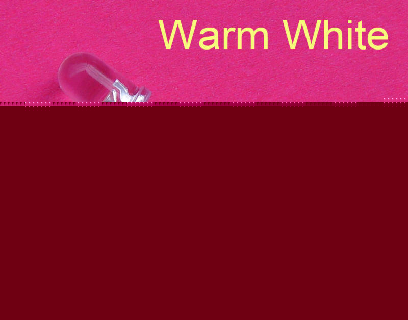 1000PCS warm white 5MM 12000MCD ultra bright led