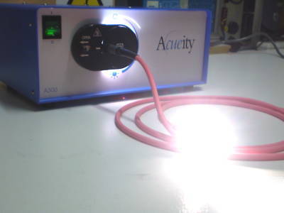 300 watt medical xenon fiber optic light system 9 hours