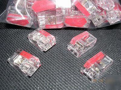 50 see & splice 2 connector red push on wire nuts