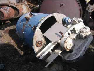 500 gal glass lined mixing tank