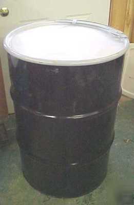 55 gallon steel barrel removeable top metal lid deal 