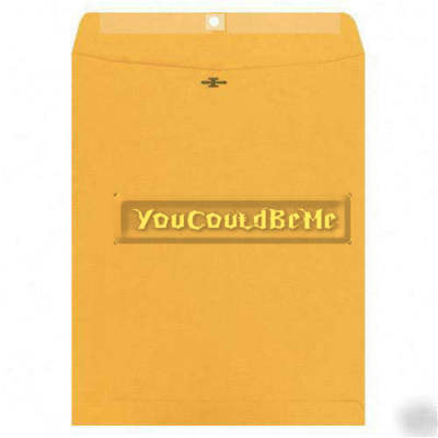 Clasp manila envelope 11.5X14.5 shipping mailing 100PAK